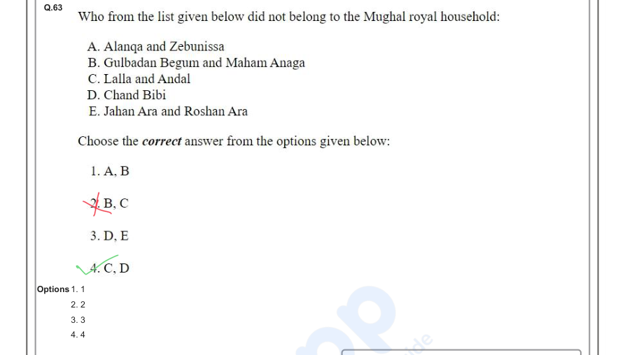 Read the question and choices in the excerpt. Choose A/B/C/D for the first/second/third/fourth option shown.