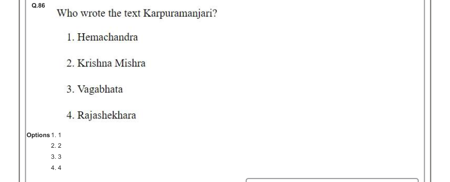 Read the question and choices in the excerpt. Choose A/B/C/D for the first/second/third/fourth option shown.