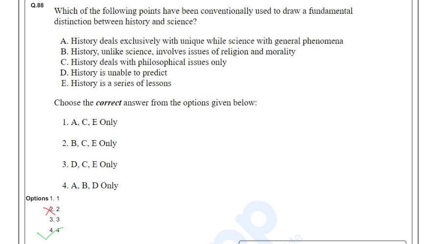 Read the question and choices in the excerpt. Choose A/B/C/D for the first/second/third/fourth option shown.