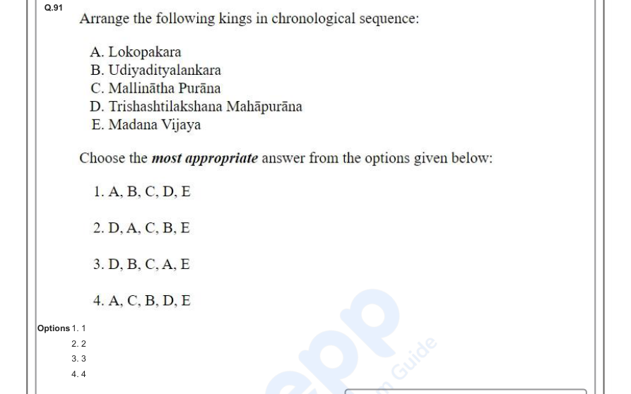 Read the question and choices in the excerpt. Choose A/B/C/D for the first/second/third/fourth option shown.