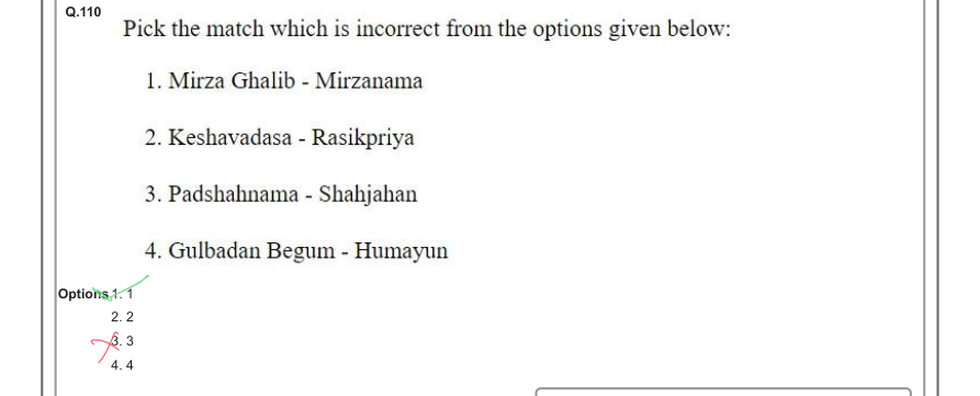 Read the question and choices in the excerpt. Choose A/B/C/D for the first/second/third/fourth option shown.