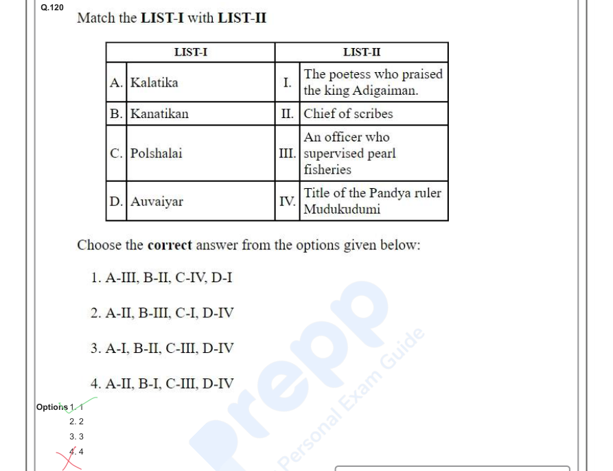 Read the question and choices in the excerpt. Choose A/B/C/D for the first/second/third/fourth option shown.