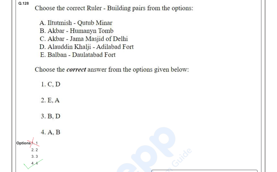 Read the question and choices in the excerpt. Choose A/B/C/D for the first/second/third/fourth option shown.