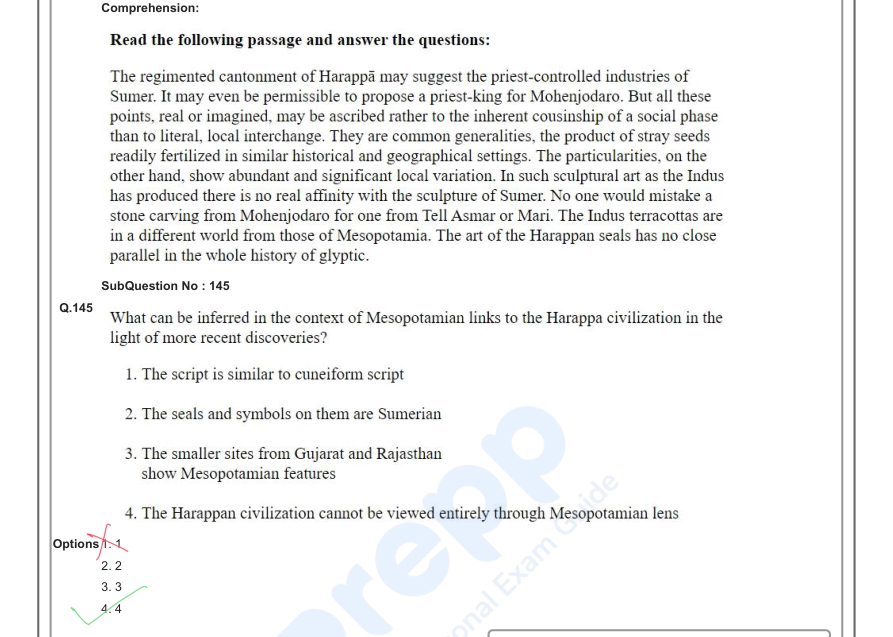 Read the question and choices in the excerpt. Choose A/B/C/D for the first/second/third/fourth option shown.