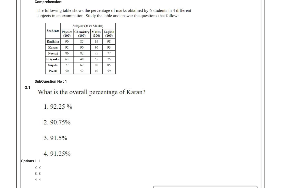 Read the question and choices in the excerpt. Choose A/B/C/D for the first/second/third/fourth option shown.