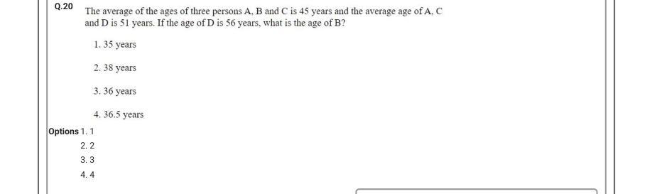 Read the question and choices in the excerpt. Choose A/B/C/D for the first/second/third/fourth option shown.