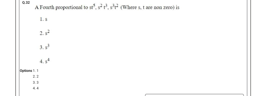 Read the question and choices in the excerpt. Choose A/B/C/D for the first/second/third/fourth option shown.