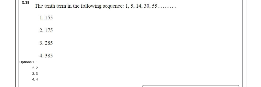 Read the question and choices in the excerpt. Choose A/B/C/D for the first/second/third/fourth option shown.