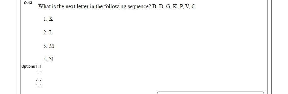 Read the question and choices in the excerpt. Choose A/B/C/D for the first/second/third/fourth option shown.