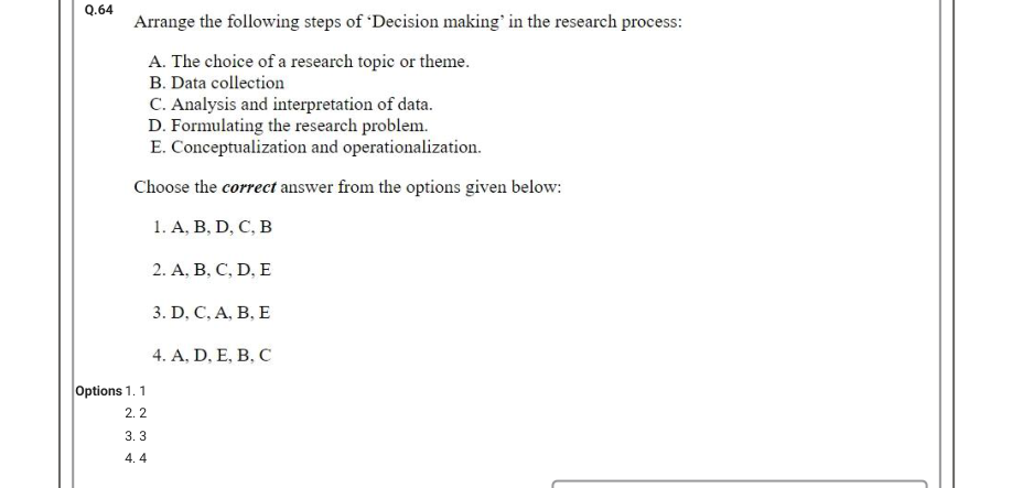 Read the question and choices in the excerpt. Choose A/B/C/D for the first/second/third/fourth option shown.