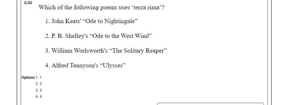 Read the question and choices in the excerpt. Choose A/B/C/D for the first/second/third/fourth option shown.