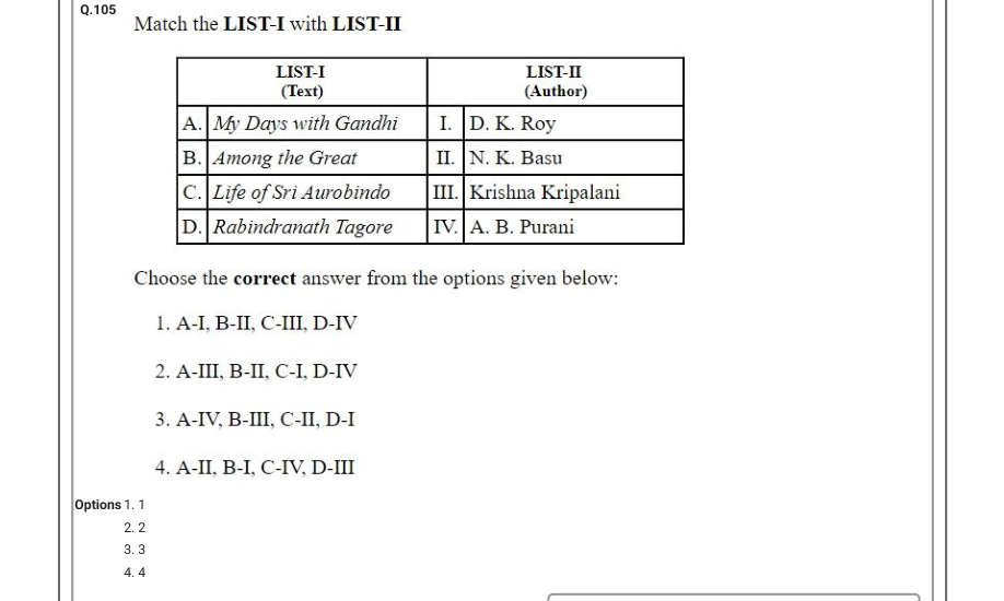 Read the question and choices in the excerpt. Choose A/B/C/D for the first/second/third/fourth option shown.