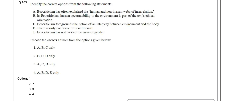 Read the question and choices in the excerpt. Choose A/B/C/D for the first/second/third/fourth option shown.