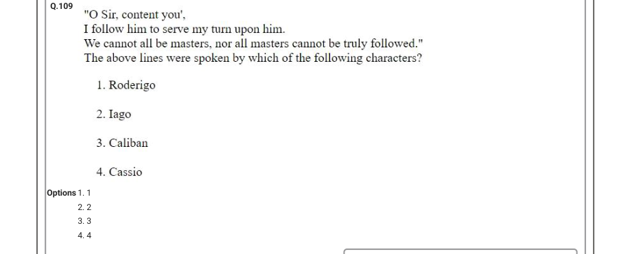 Read the question and choices in the excerpt. Choose A/B/C/D for the first/second/third/fourth option shown.