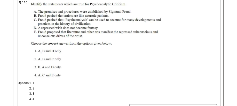 Read the question and choices in the excerpt. Choose A/B/C/D for the first/second/third/fourth option shown.