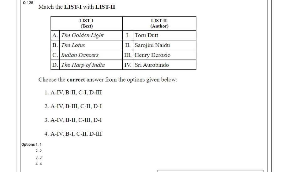 Read the question and choices in the excerpt. Choose A/B/C/D for the first/second/third/fourth option shown.