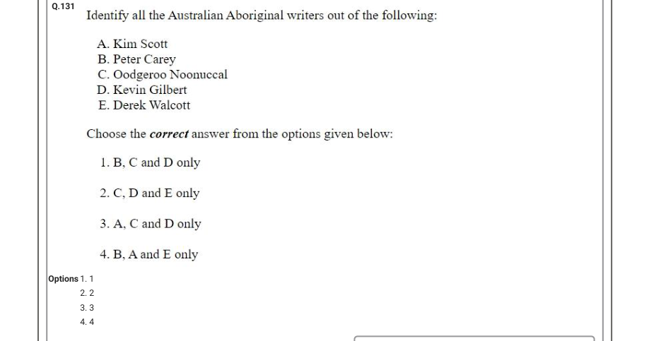 Read the question and choices in the excerpt. Choose A/B/C/D for the first/second/third/fourth option shown.