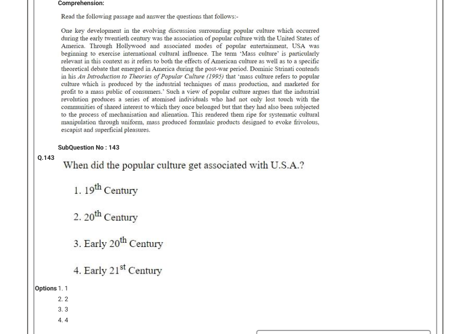 Read the question and choices in the excerpt. Choose A/B/C/D for the first/second/third/fourth option shown.