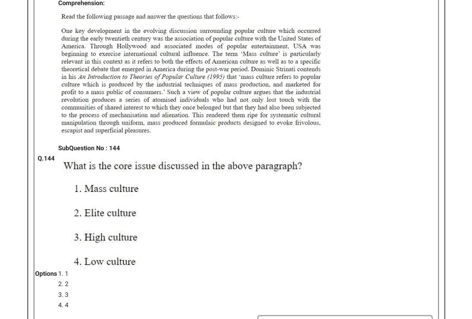 Read the question and choices in the excerpt. Choose A/B/C/D for the first/second/third/fourth option shown.