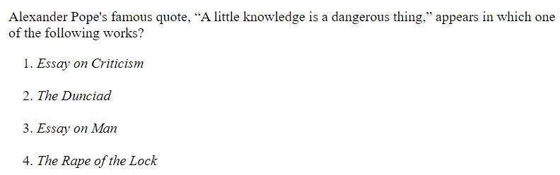 Read the question and choices in the excerpt. Choose A/B/C/D for the first/second/third/fourth option shown.