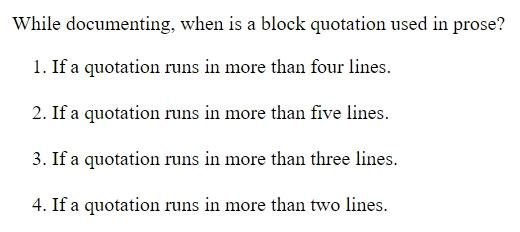 Read the question and choices in the excerpt. Choose A/B/C/D for the first/second/third/fourth option shown.