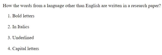 Read the question and choices in the excerpt. Choose A/B/C/D for the first/second/third/fourth option shown.
