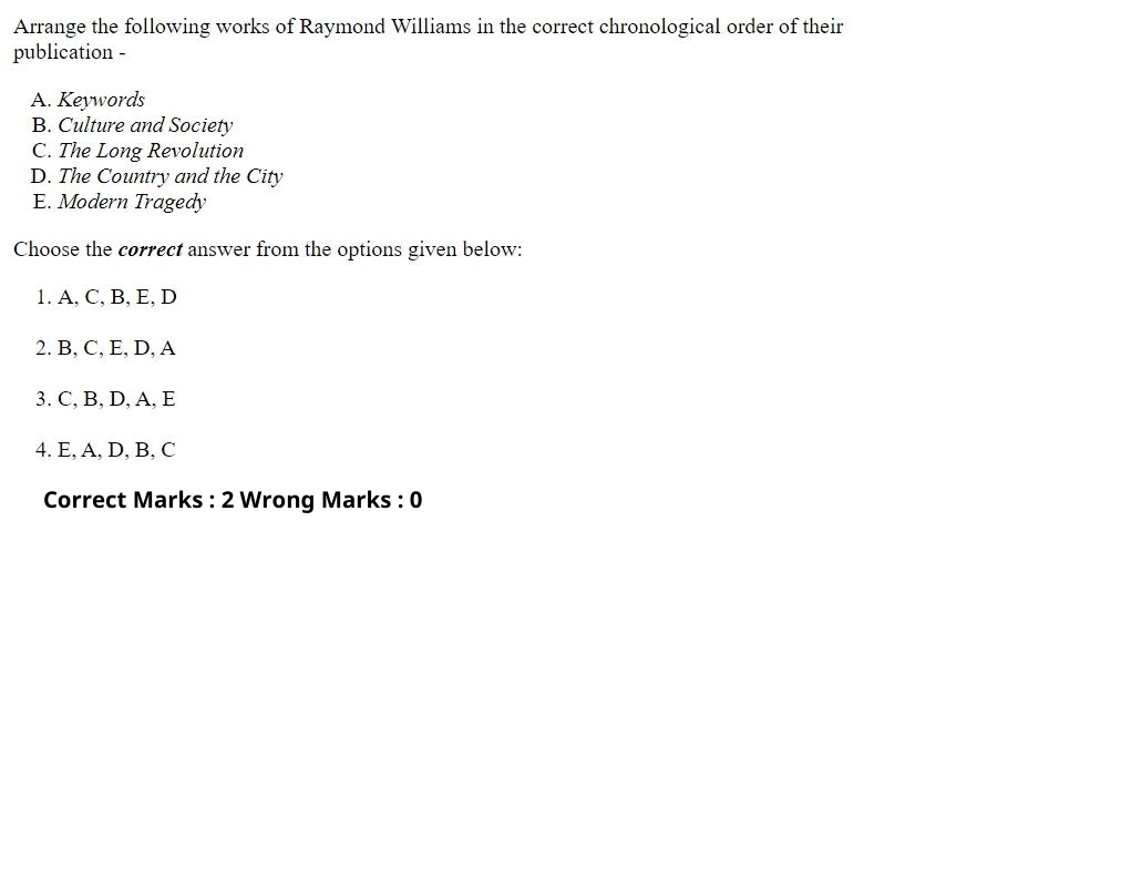 Read the question and choices in the excerpt. Choose A/B/C/D for the first/second/third/fourth option shown.