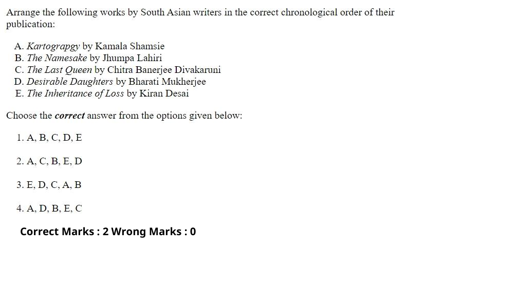Read the question and choices in the excerpt. Choose A/B/C/D for the first/second/third/fourth option shown.