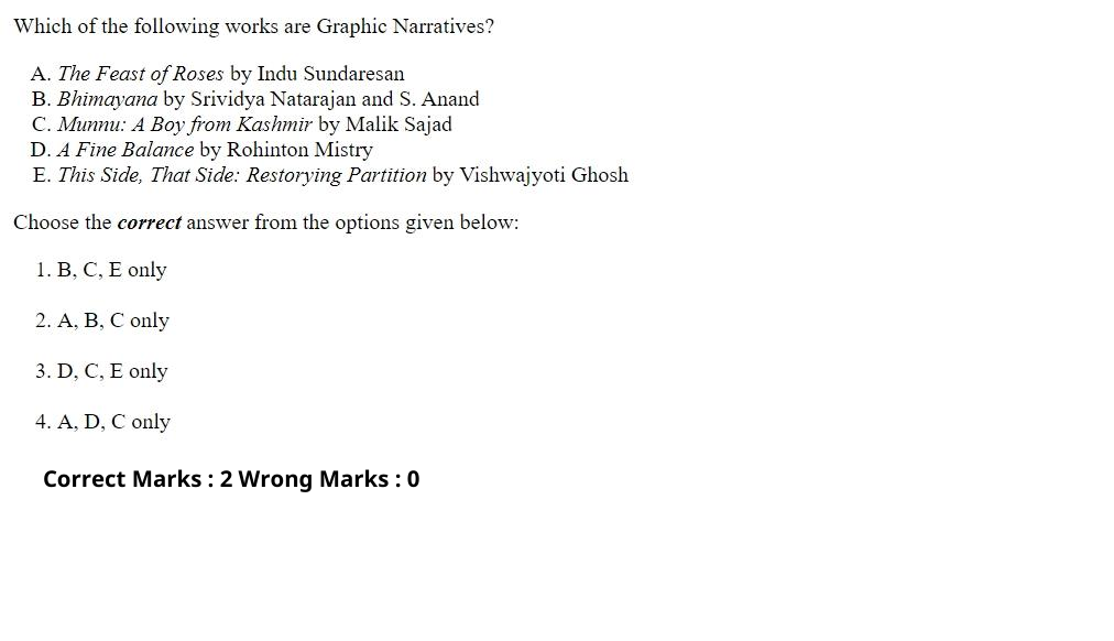 Read the question and choices in the excerpt. Choose A/B/C/D for the first/second/third/fourth option shown.