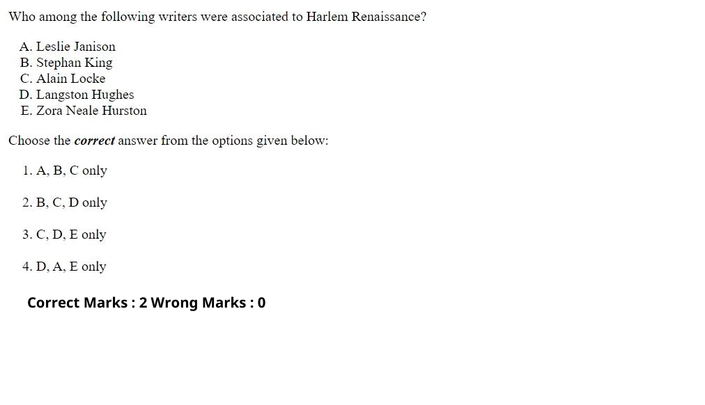 Read the question and choices in the excerpt. Choose A/B/C/D for the first/second/third/fourth option shown.