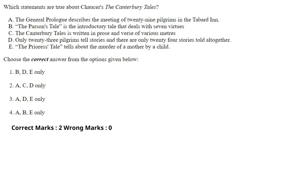 Read the question and choices in the excerpt. Choose A/B/C/D for the first/second/third/fourth option shown.