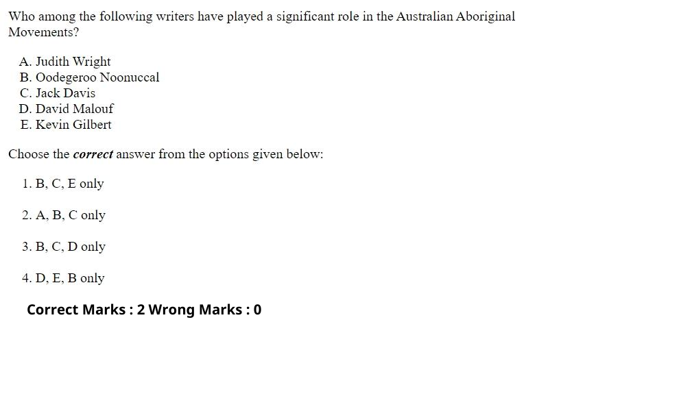 Read the question and choices in the excerpt. Choose A/B/C/D for the first/second/third/fourth option shown.