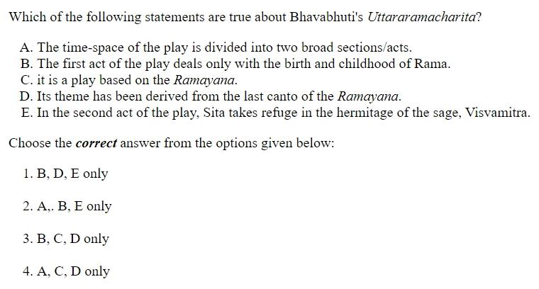 Read the question and choices in the excerpt. Choose A/B/C/D for the first/second/third/fourth option shown.