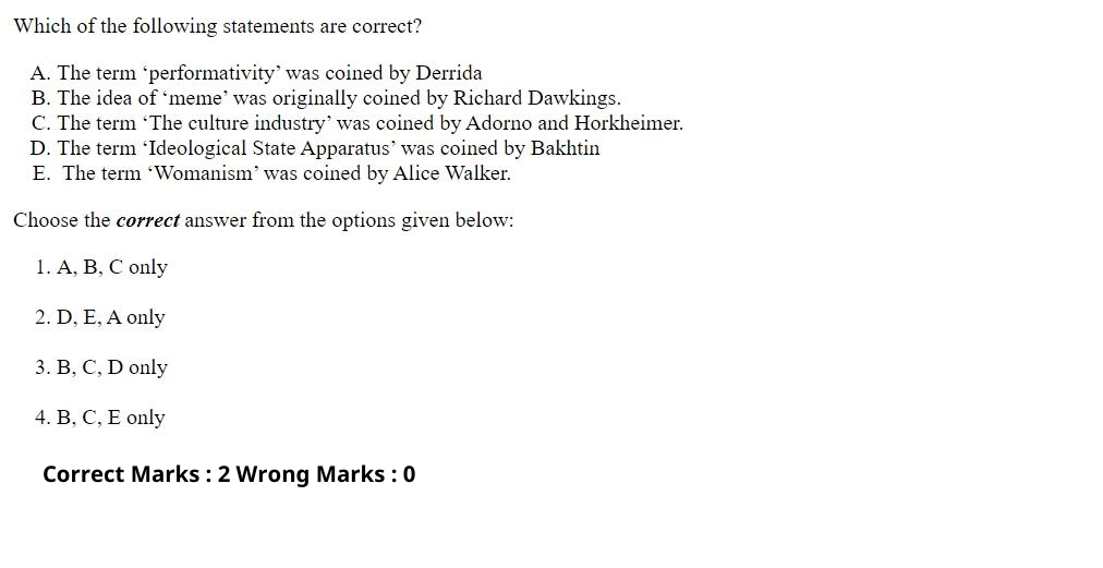 Read the question and choices in the excerpt. Choose A/B/C/D for the first/second/third/fourth option shown.