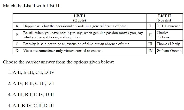 Read the question and choices in the excerpt. Choose A/B/C/D for the first/second/third/fourth option shown.