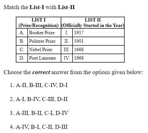 Read the question and choices in the excerpt. Choose A/B/C/D for the first/second/third/fourth option shown.