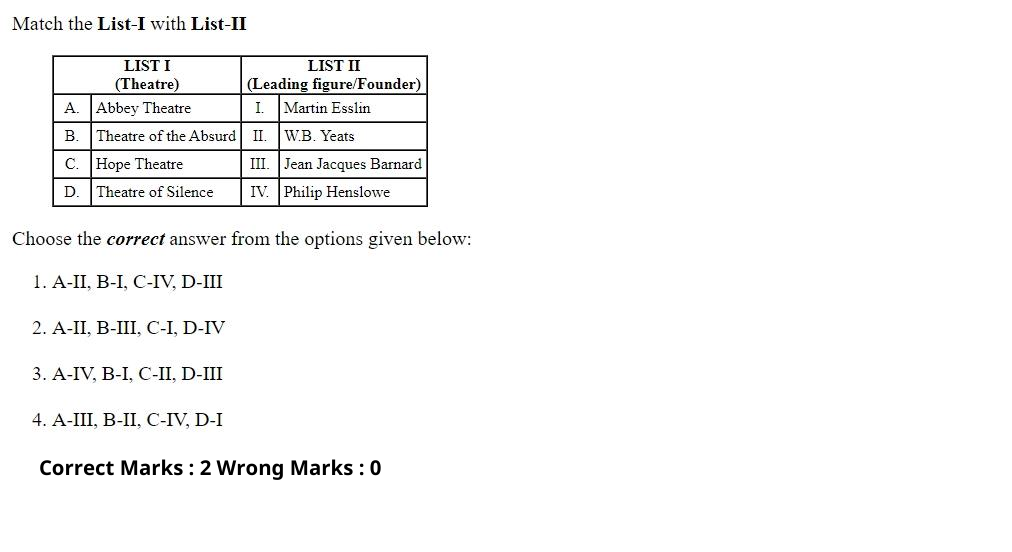 Read the question and choices in the excerpt. Choose A/B/C/D for the first/second/third/fourth option shown.