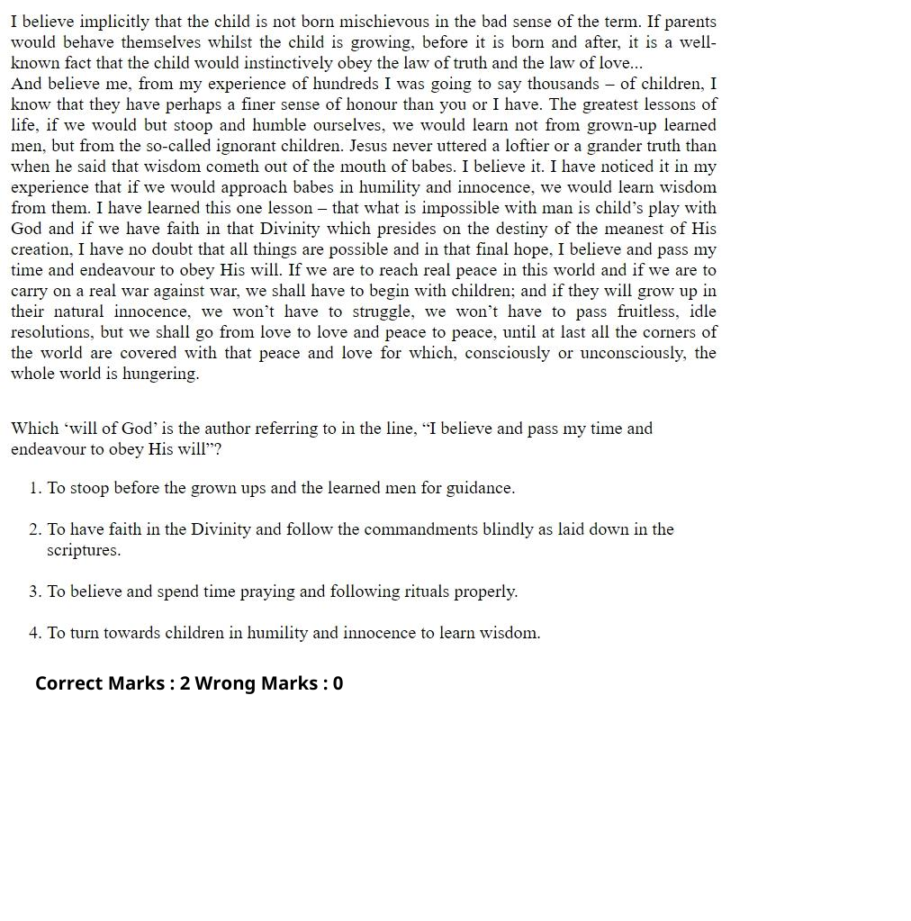 Read the question and choices in the excerpt. Choose A/B/C/D for the first/second/third/fourth option shown.