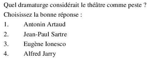 Read the question and choices in the excerpt. Choose A/B/C/D for the first/second/third/fourth option shown.
