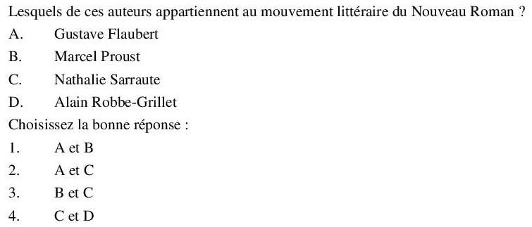 Read the question and choices in the excerpt. Choose A/B/C/D for the first/second/third/fourth option shown.