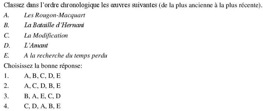 Read the question and choices in the excerpt. Choose A/B/C/D for the first/second/third/fourth option shown.