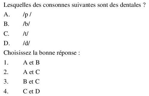 Read the question and choices in the excerpt. Choose A/B/C/D for the first/second/third/fourth option shown.