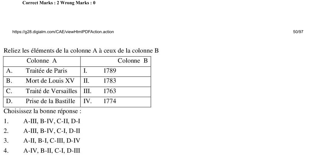 Read the question and choices in the excerpt. Choose A/B/C/D for the first/second/third/fourth option shown.