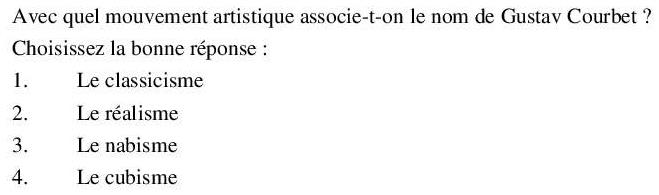 Read the question and choices in the excerpt. Choose A/B/C/D for the first/second/third/fourth option shown.