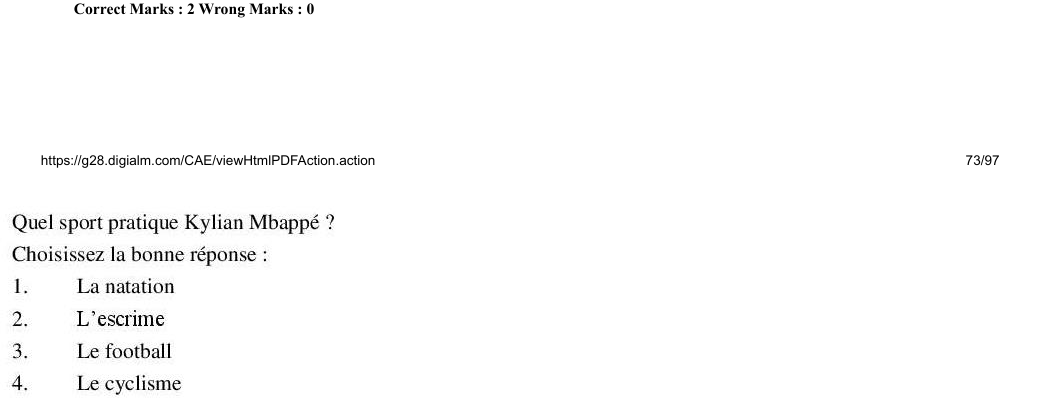 Read the question and choices in the excerpt. Choose A/B/C/D for the first/second/third/fourth option shown.