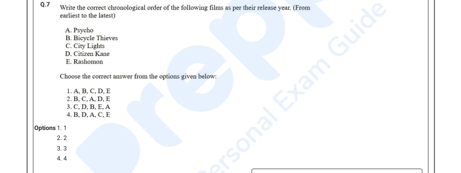 Read the question and choices in the excerpt. Choose A/B/C/D for the first/second/third/fourth option shown.