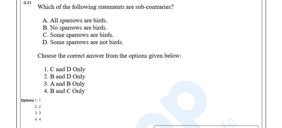 Read the question and choices in the excerpt. Choose A/B/C/D for the first/second/third/fourth option shown.