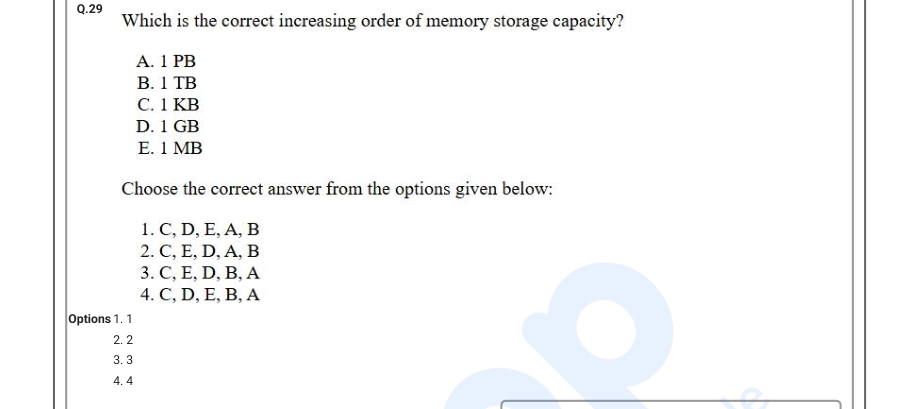 Read the question and choices in the excerpt. Choose A/B/C/D for the first/second/third/fourth option shown.