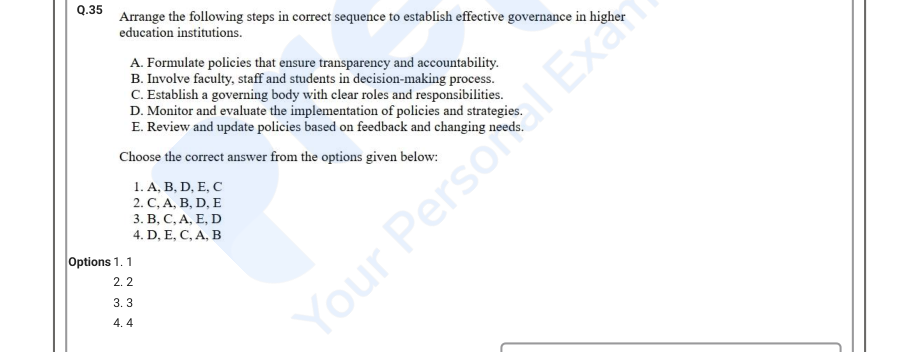 Read the question and choices in the excerpt. Choose A/B/C/D for the first/second/third/fourth option shown.