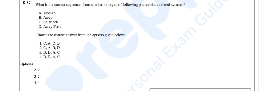 Read the question and choices in the excerpt. Choose A/B/C/D for the first/second/third/fourth option shown.